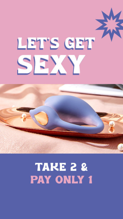 Placeit Instagram Story Template For A New Smart Sex Toy Ad