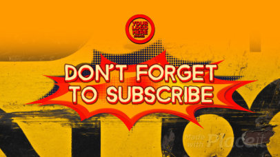 Intro Video Maker for Streamers Featuring Cartoonish-Styled Graphics 2871-el1