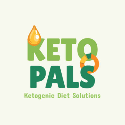 Logo Maker for a Keto Diet-Focused Nutritionist 4315
