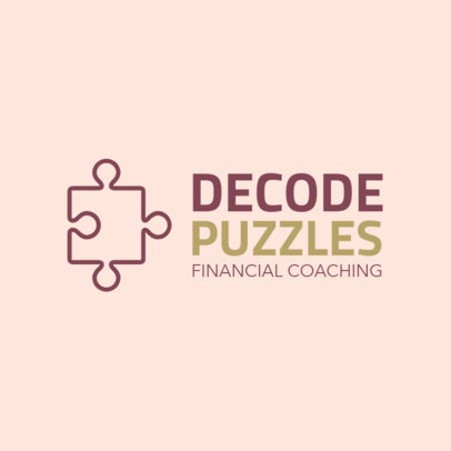 Online Logo Generator for a Financial Coaching  2551i 124-el