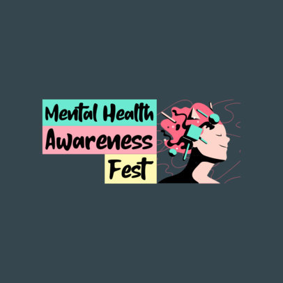 Logo Maker for Mental Health Awareness Programs 4330