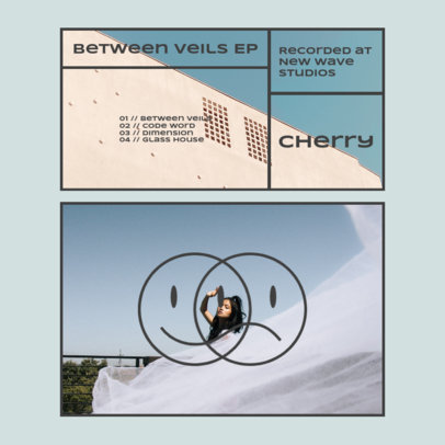 R&B Album Cover Template for an Upcoming EP 3084e-el1