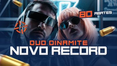 Gaming YouTube Thumbnail Design Creator for a Gamer's Channel 3955e-el1