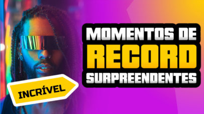 YouTube Thumbnail Design Generator Featuring Bold Fonts and a Vibrant Color Background 3953e