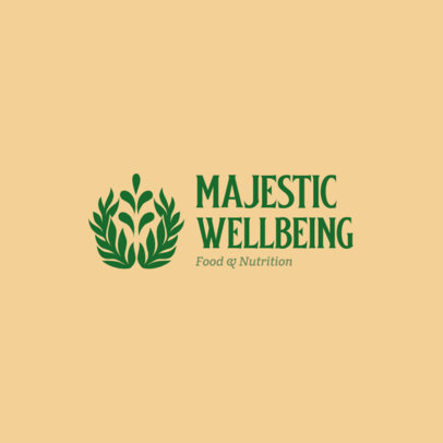 Wellbeing-themed Logo Template for a Nutrition Brand 4354e