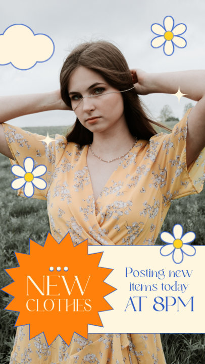 Instagram Story Template for Second-Hand Clothing Stores 4033-el1