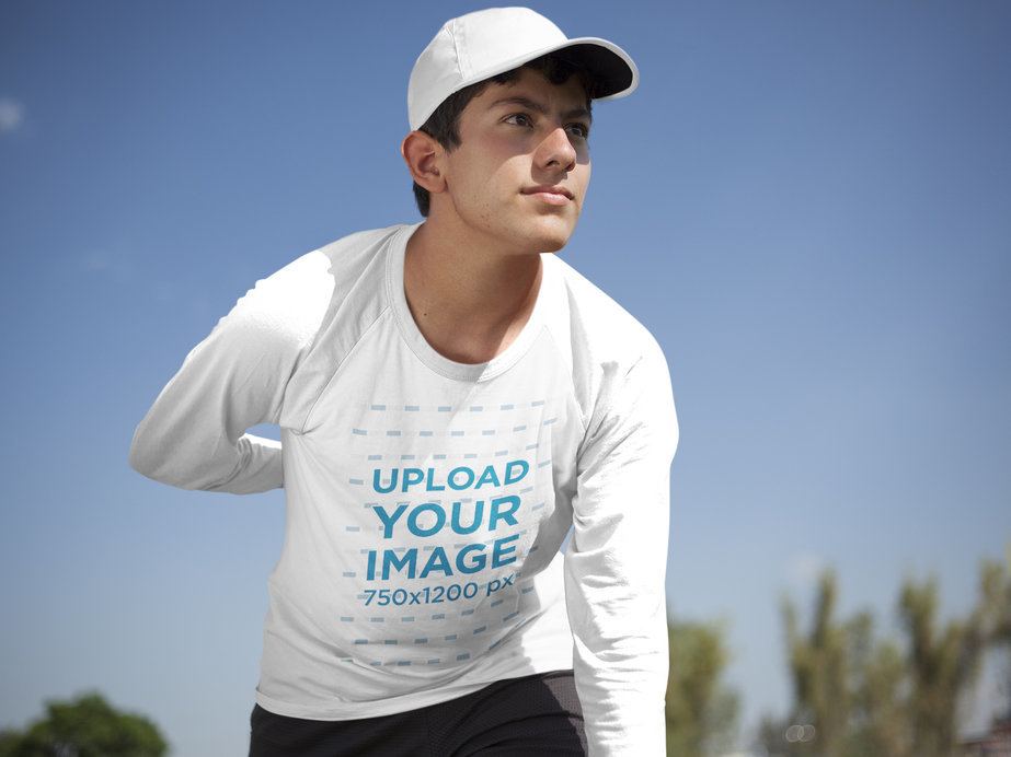 Placeit Custom Baseball Uniform Builder Teenager Pitcher Outdoors