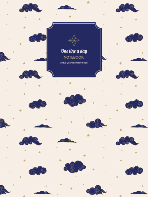 Placeit Notebook Cover Generator with a Celestial Theme