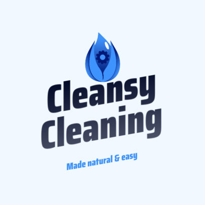 Placeit - Logo Creator for a Natural-Based Cleaning Product