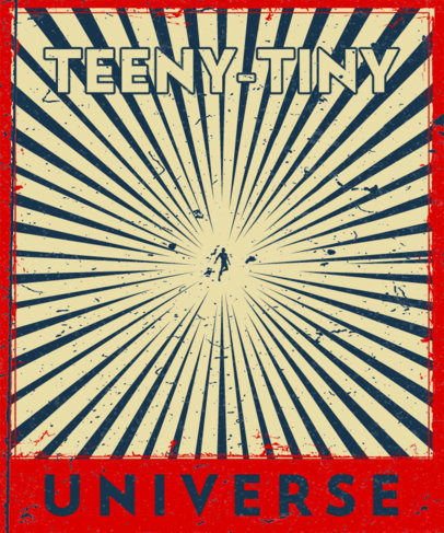 Placeit - T-Shirt Design Maker Featuring a Quote Inspired by Ant-Man
