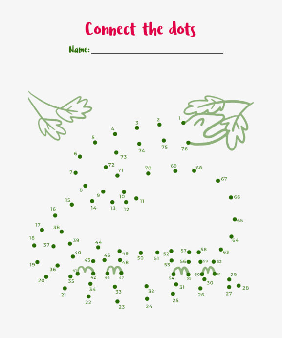 Placeit Worksheet Design Creator with a ConnecttheDots Snake Graphic