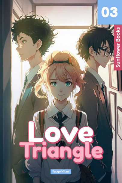 Placeit Romantic Manga Back Cover Creator for an Anime Love Story
