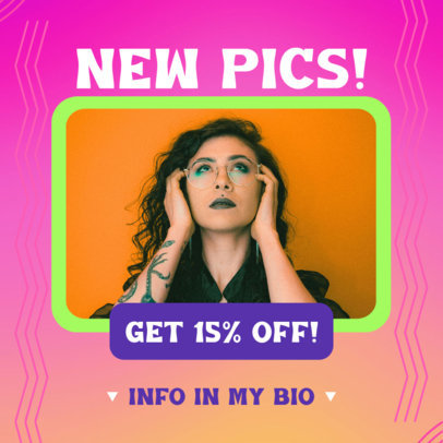 Placeit - OnlyFans Banner Maker with Wavy Icons for a Content Creator