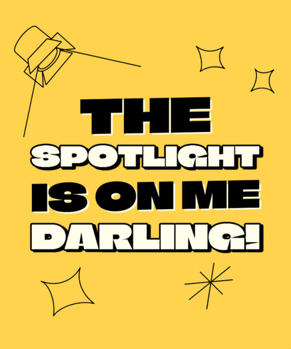 Placeit TShirt Design Generator With a Spotlight Quote Inspired by a