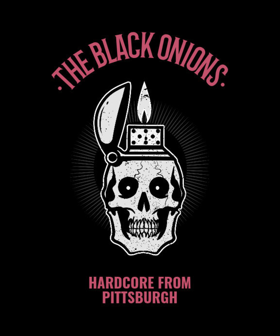 Placeit RockThemed Tshirt Design Template Featuring Dark Illustrations