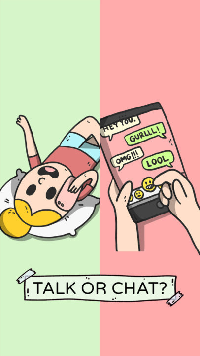 Download Placeit This Or That Poll Insta Story Template
