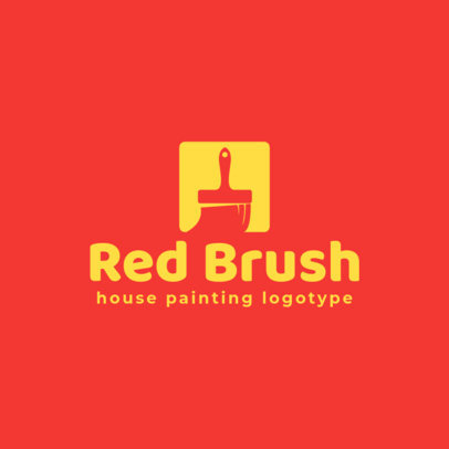 House Painting Logo Maker 1437a