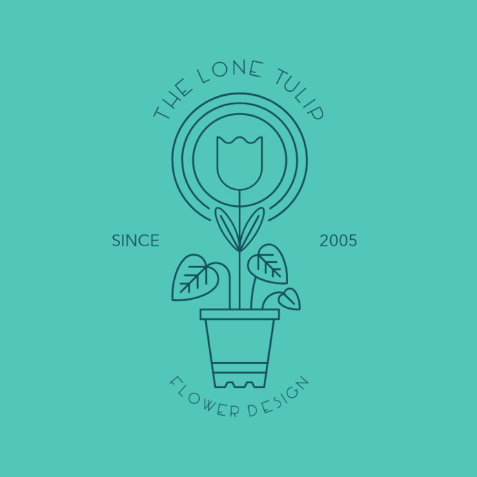 Placeit Flower Design Logo Generator