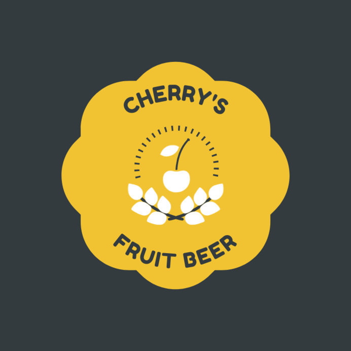 Placeit Brewery Logo Maker with Cherry Graphics