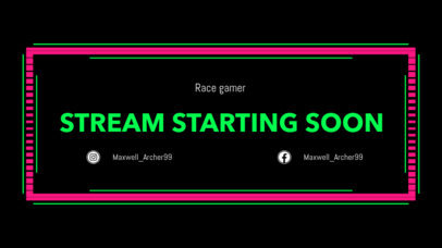 Placeit Twitch Stream Starting Soon Overlay Maker