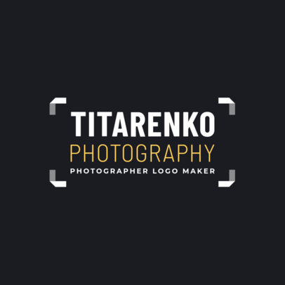 Photographer Logo Maker Online Logo Maker Placeit Photographer Logo Maker Online Logo Maker Placeit