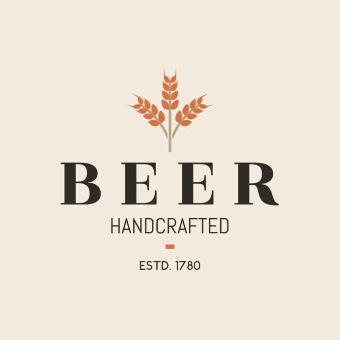 Placeit Handcrafted Beer Logo Maker