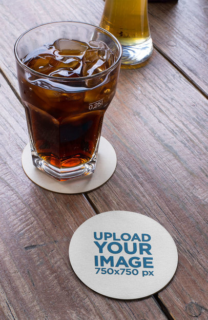 Coaster Mockup Generator | Try + 40k Mockups for Free | Placeit