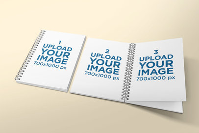 Download Notebook Mockup Generator Try 15k Mockups For Free Placeit