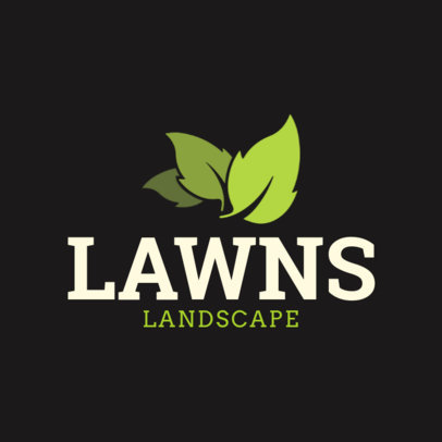 Logo Design Template with Nature Elements 1422g-2462