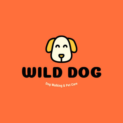 Minimal Logo Maker for Pet Care Centers 1434g 4-el