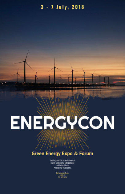 Flyer Maker for Green Energy Energy Conferences 119d