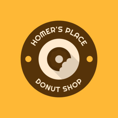 Bakery Logo Maker with a Circular Badge and Minimalistic Icons 280-el