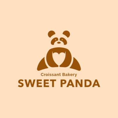 Bakery Logo Maker with an Abstract Panda Icon 1113j-2760