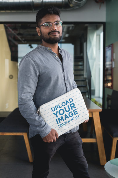 Download Laptop Sleeve Mockup Generator | Try 15k Mockups for Free | Placeit