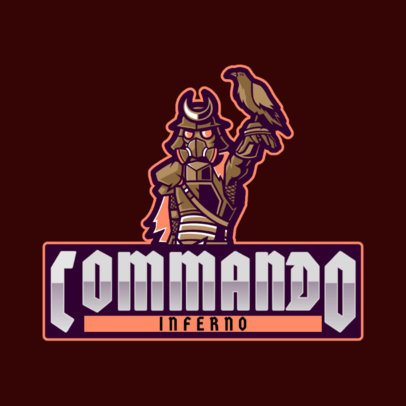 Gaming Logo Maker Featuring a Samurai Inspired in Apex Legends 2791h