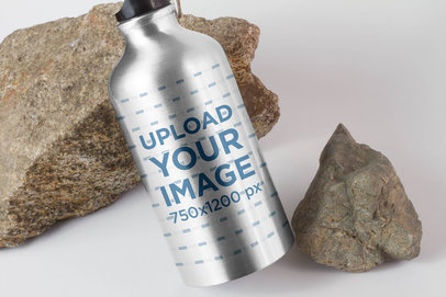 Download Bottle Aluminum Mockup Generator Try 15k Mockups For Free Placeit