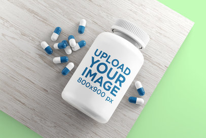 Pill Bottle Mockup Generator | Try + 40k Mockups for Free ...