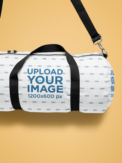 Download Duffle Bag Mockup Generator Try 15k Mockups For Free Placeit