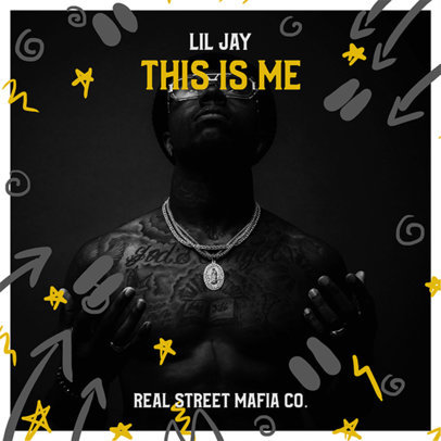 Placeit Ep Cover Design Maker For An Emerging Mc Rapper