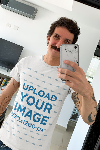 Placeit - Hoodie Mockup of a Guy with Long Hair and Beard ...