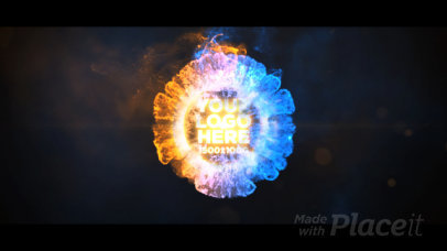 Placeit - Epic Intro Video Creator Featuring a Colorful Explosion
