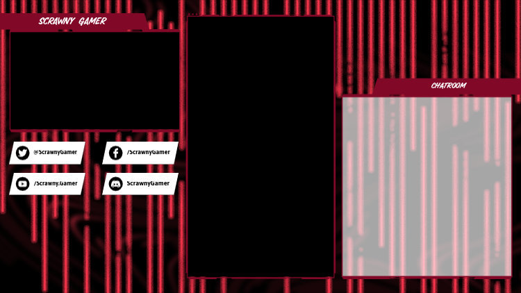 Placeit - Original Twitch Overlay Creator with a Vertical Frame for a Gamer
