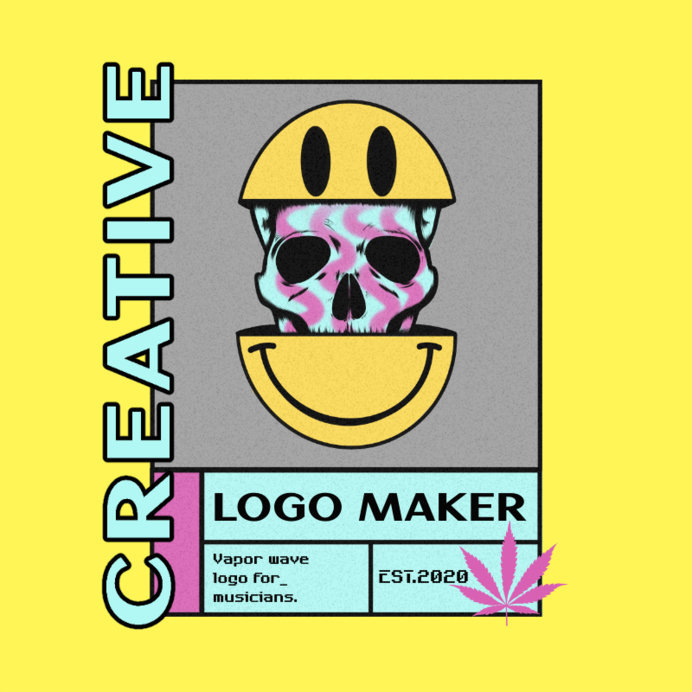 Placeit - Clothing Brand Logo Maker Featuring Fragmented Illustrations