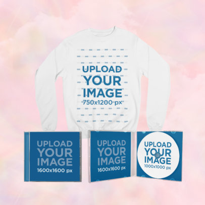 Tie Dye Mockup Generator Try 15k Mockups For Free Placeit