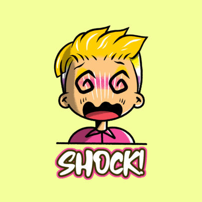 Placeit Twitch Emote Logo Creator Featuring An Anime Style Character With Crossed Eyes Check out inspiring examples of twitchemotes artwork on deviantart, and get inspired by our community of talented artists. twitch emote logo creator featuring