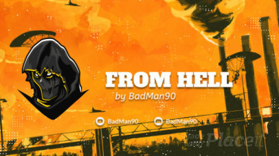 Hellish Twitch Starting Soon Screen Video Maker with an Animated Character 2624