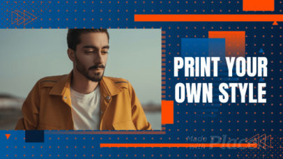 Facebook Cover Video Creator with Geometric Animations for a POD Ad 1204b 3129