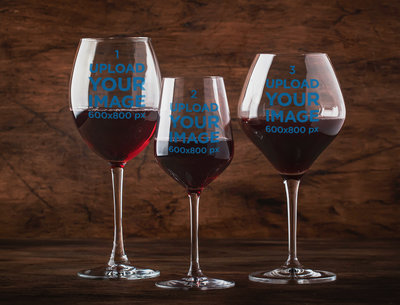 Download Wine Glass Mockup Generator Try 15k Mockups For Free Placeit